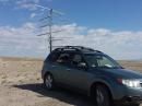We found this nice operating spot in DM49. It was on a small rise, nothing spectacular, but good sight lines over the local terrain and not too far off I-70.

